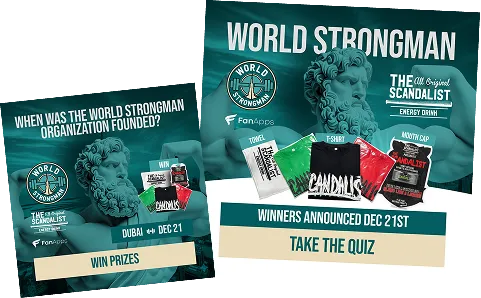 World Strongman × Dubai, UAE Mockup